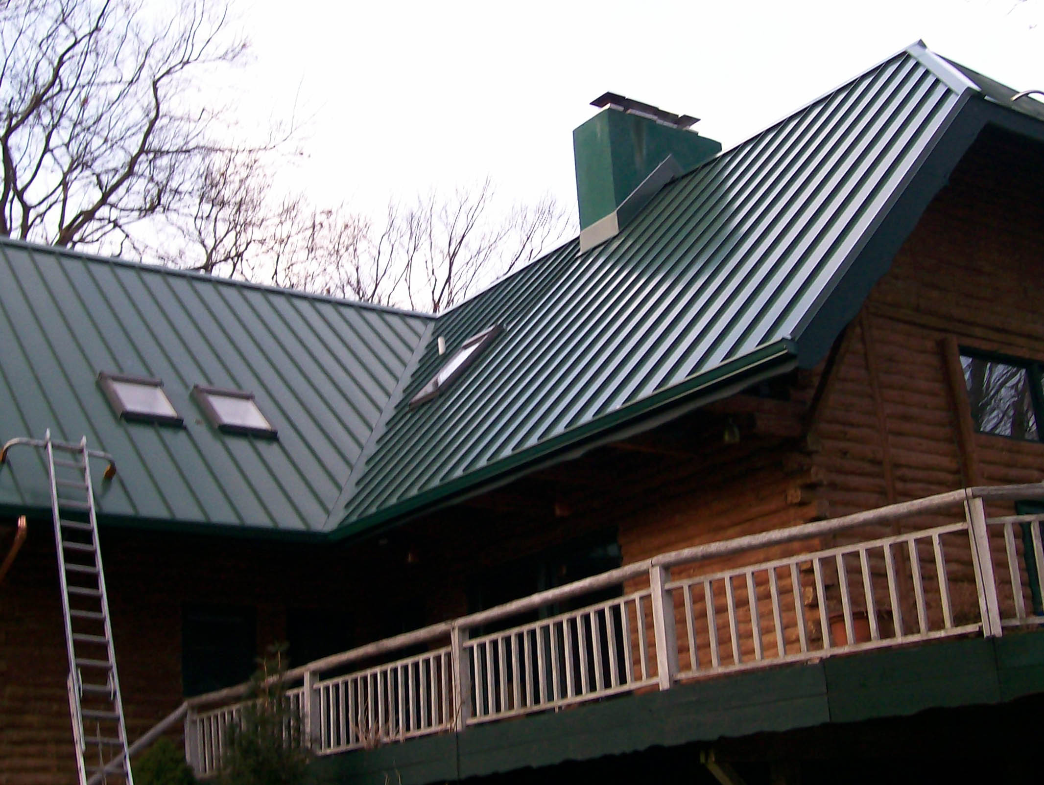 Steel roof